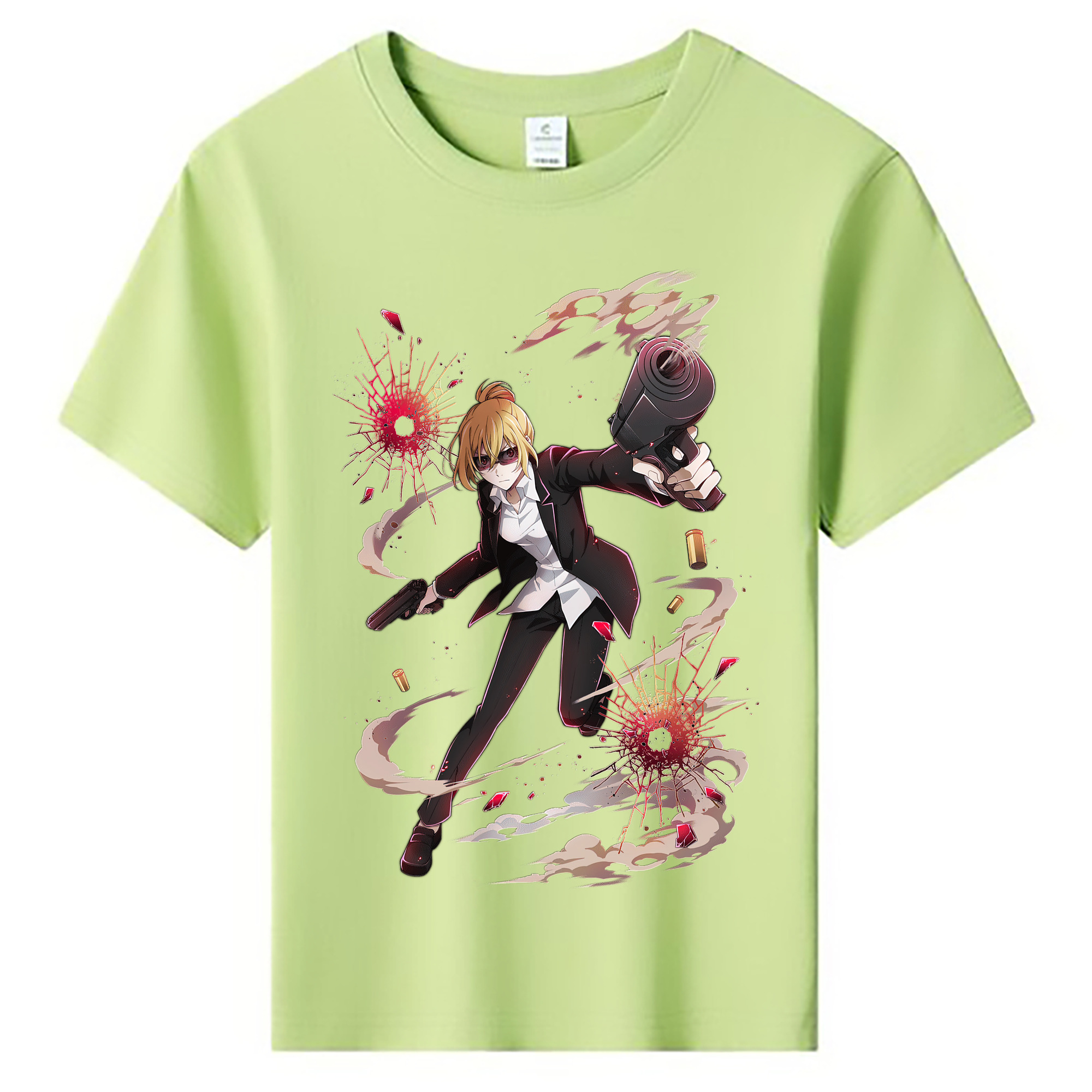 （画像用） 文豪ストレイドッグス Bungo Stray Dogs 綿100％キッズTシャツ（フロントプリント）